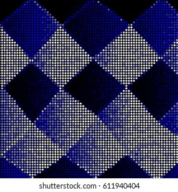 Spotted halftone grunge vector line background. Abstract colorful illustration background. Grunge grid polka dot background pattern