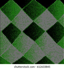 Spotted halftone grunge vector line background. Abstract colorful illustration background. Grunge grid polka dot background pattern