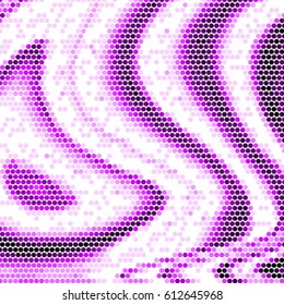 Spotted halftone grunge vector line background. Abstract colorful illustration background. Grunge grid polka dot background pattern