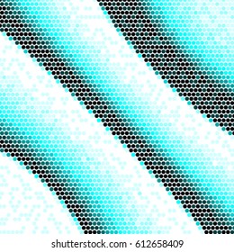 Spotted halftone grunge vector line background. Abstract colorful illustration background. Grunge grid polka dot background pattern