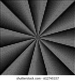 Spotted halftone grunge vector line background. Abstract illustration background. Grunge grid polka dot background pattern