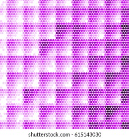 Spotted halftone grunge vector line background. Abstract colorful illustration background. Grunge grid polka dot background pattern