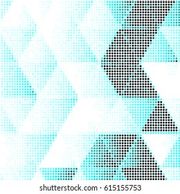 Spotted halftone grunge vector line background. Abstract colorful illustration background. Grunge grid polka dot background pattern