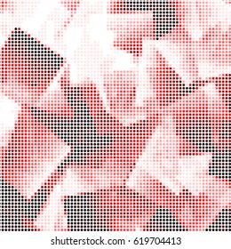 Spotted halftone grunge vector line background. Abstract colorful illustration background. Grunge grid polka dot background pattern
