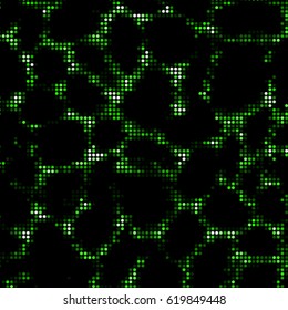 Spotted halftone grunge vector line background. Abstract colorful illustration background. Grunge grid polka dot background pattern