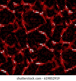 Spotted halftone grunge vector line background. Abstract colorful illustration background. Grunge grid polka dot background pattern