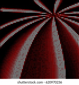 Spotted halftone grunge vector line background. Abstract colorful illustration background. Grunge grid polka dot background pattern