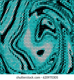Spotted halftone grunge vector line background. Abstract colorful illustration background. Grunge grid polka dot background pattern