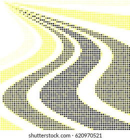 Spotted halftone grunge vector line background. Abstract colorful illustration background. Grunge grid polka dot background pattern