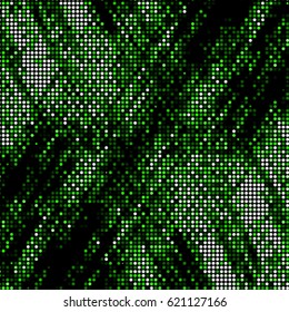 Spotted halftone grunge vector line background. Abstract colorful illustration background. Grunge grid polka dot background pattern