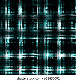 Spotted halftone grunge vector line background. Abstract colorful illustration background. Grunge grid polka dot background pattern