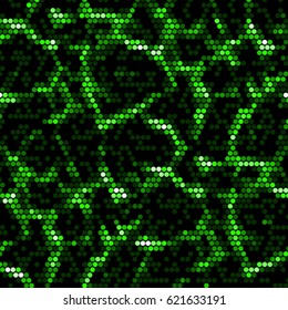 Spotted halftone grunge vector line background. Abstract colorful illustration background. Grunge grid polka dot background pattern