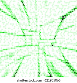 Spotted halftone grunge vector line background. Abstract colorful illustration background. Grunge grid polka dot background pattern