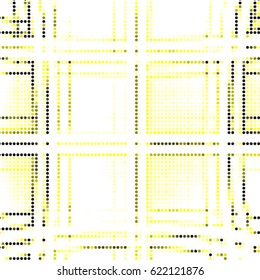 Spotted halftone grunge vector line background. Abstract colorful illustration background. Grunge grid polka dot background pattern