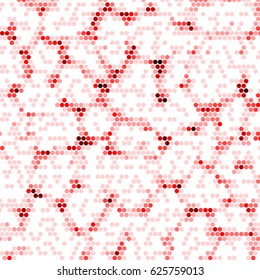 Spotted halftone grunge vector line background. Abstract colorful illustration background. Grunge grid polka dot background pattern