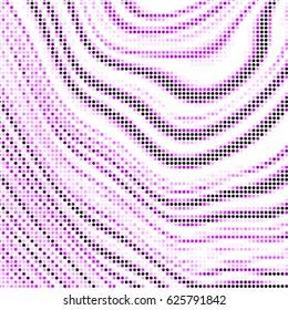 Spotted halftone grunge vector line background. Abstract colorful illustration background. Grunge grid polka dot background pattern