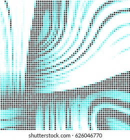 Spotted halftone grunge vector line background. Grunge grid pattern.