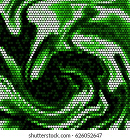 Spotted halftone grunge vector line background. Abstract colorful illustration background