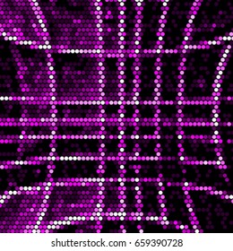 Spotted halftone grunge vector line background. Abstract illustration background. Grunge grid polka dot background pattern
