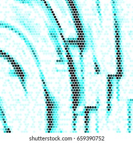 Spotted halftone grunge vector line background. Abstract illustration background. Grunge grid polka dot background pattern