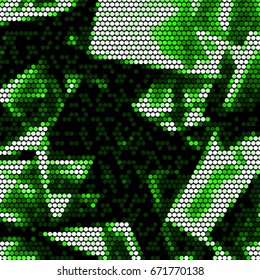 Spotted halftone grunge vector line background. Abstract colorful illustration background. Grunge grid polka dot background pattern