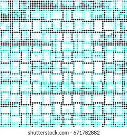 Spotted halftone grunge vector line background. Abstract colorful illustration background. Grunge grid polka dot background pattern