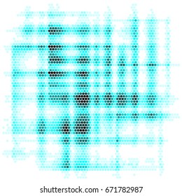 Spotted halftone grunge vector line background. Abstract colorful illustration background. Grunge grid polka dot background pattern