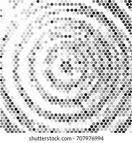 Spotted halftone grunge vector line background. Abstract illustration background. Grunge grid polka dot background pattern
