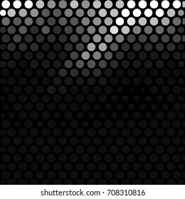 Spotted halftone grunge vector line background. Abstract illustration background. Grunge grid polka dot background pattern
