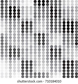Spotted halftone grunge vector line background. Abstract illustration background. Grunge grid polka dot background pattern
