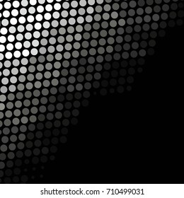 Spotted halftone grunge vector line background. Abstract illustration background. Grunge grid polka dot background pattern