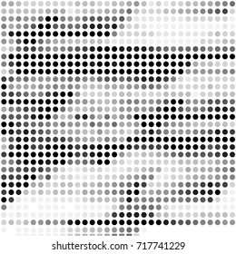 Spotted halftone grunge vector line background. Abstract illustration background. Grunge grid polka dot background pattern
