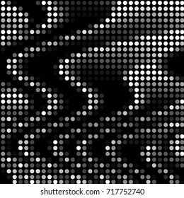 Spotted halftone grunge vector line background. Abstract illustration background. Grunge grid polka dot background pattern
