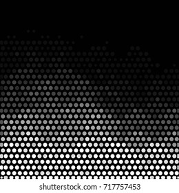 Spotted halftone grunge vector line background. Abstract illustration background. Grunge grid polka dot background pattern
