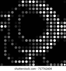 Spotted halftone grunge vector line background. Abstract illustration background. Grunge grid polka dot background pattern
