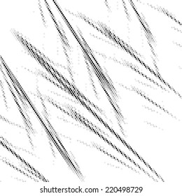 Spotted halftone line illustration background 