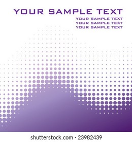 spotted halftone vector with copy-space