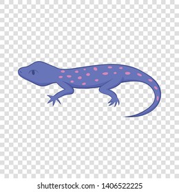 Spotted lizard icon. Cartoon illustration of spotted lizard vector icon for web