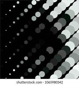Spotted monochrome vector background. Abstract halftone illustration pattern. Vintage texture

