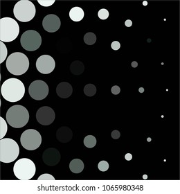 Spotted monochrome vector background. Abstract halftone illustration pattern. Vintage texture
