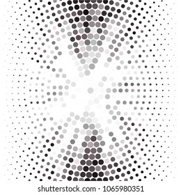 Spotted monochrome vector background. Abstract halftone illustration pattern. Vintage texture
