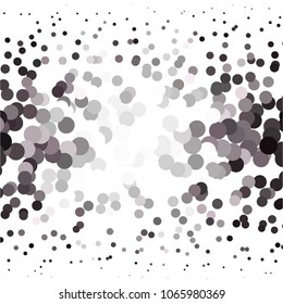 Spotted monochrome vector background. Abstract halftone illustration pattern. Vintage texture
