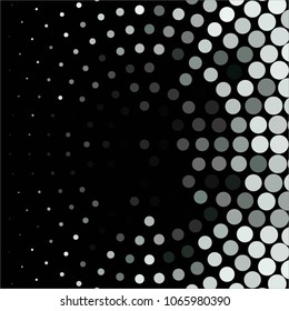 Spotted monochrome vector background. Abstract halftone illustration pattern. Vintage texture
