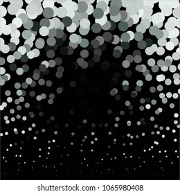 Spotted monochrome vector background. Abstract halftone illustration pattern. Vintage texture
