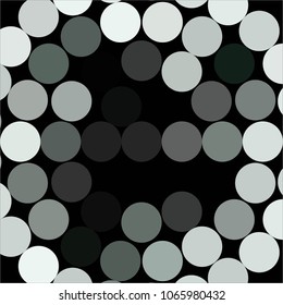 Spotted monochrome vector background. Abstract halftone illustration pattern. Vintage texture
