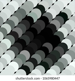 Spotted monochrome vector background. Abstract halftone illustration pattern. Vintage texture
