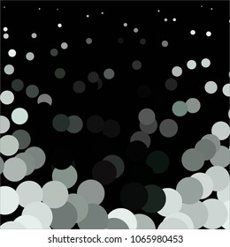 Spotted monochrome vector background. Abstract halftone illustration pattern. Vintage texture
