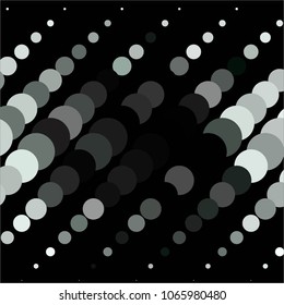 Spotted monochrome vector background. Abstract halftone illustration pattern. Vintage texture
