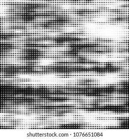 Spotted monochrome vector background. Abstract halftone illustration pattern. Vintage texture
