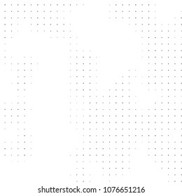 Spotted monochrome vector background. Abstract halftone illustration pattern. Vintage texture
